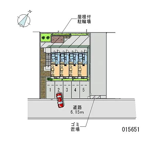 ★手数料０円★高槻市南平台　月極駐車場（LP）